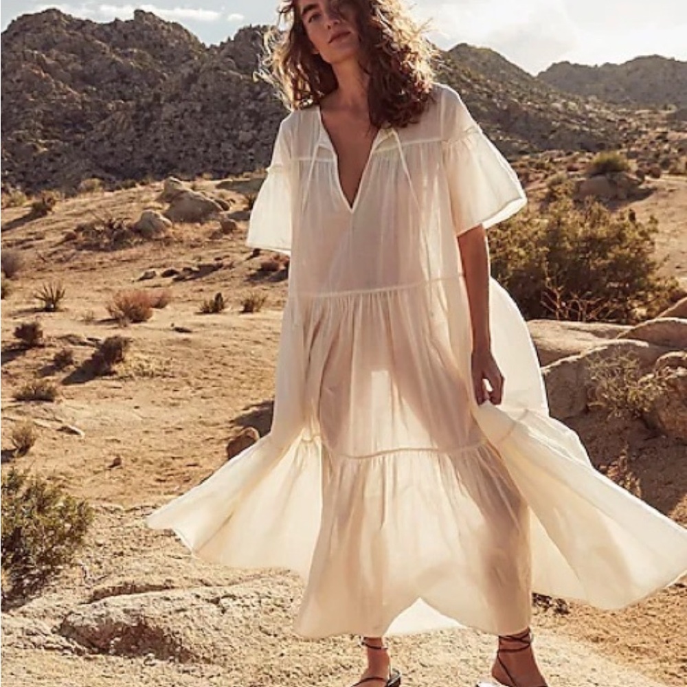 Jcrew white swim cover up NWT size XS